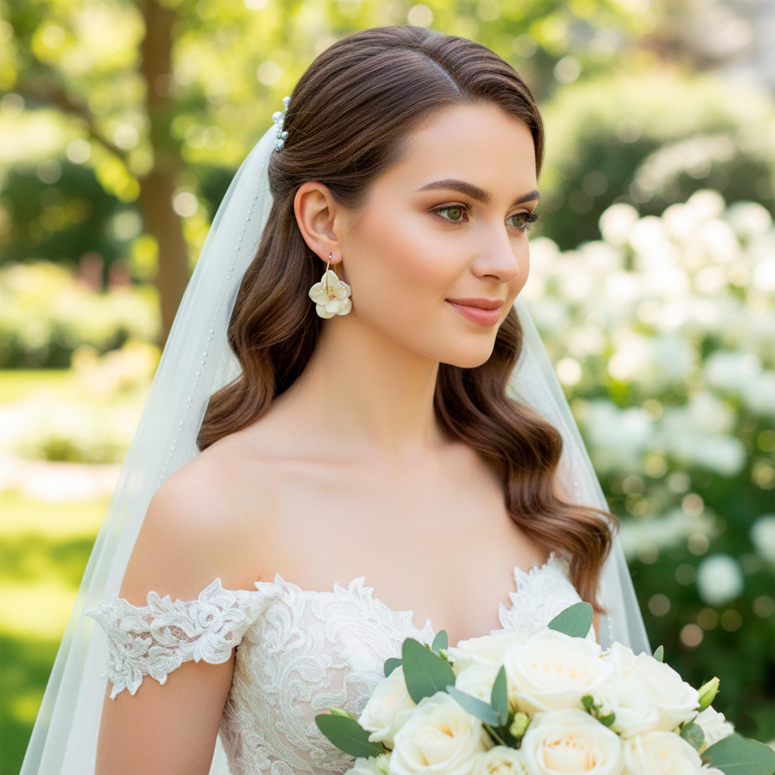 Floral Earrings – A Unique Touch for Your Special Day