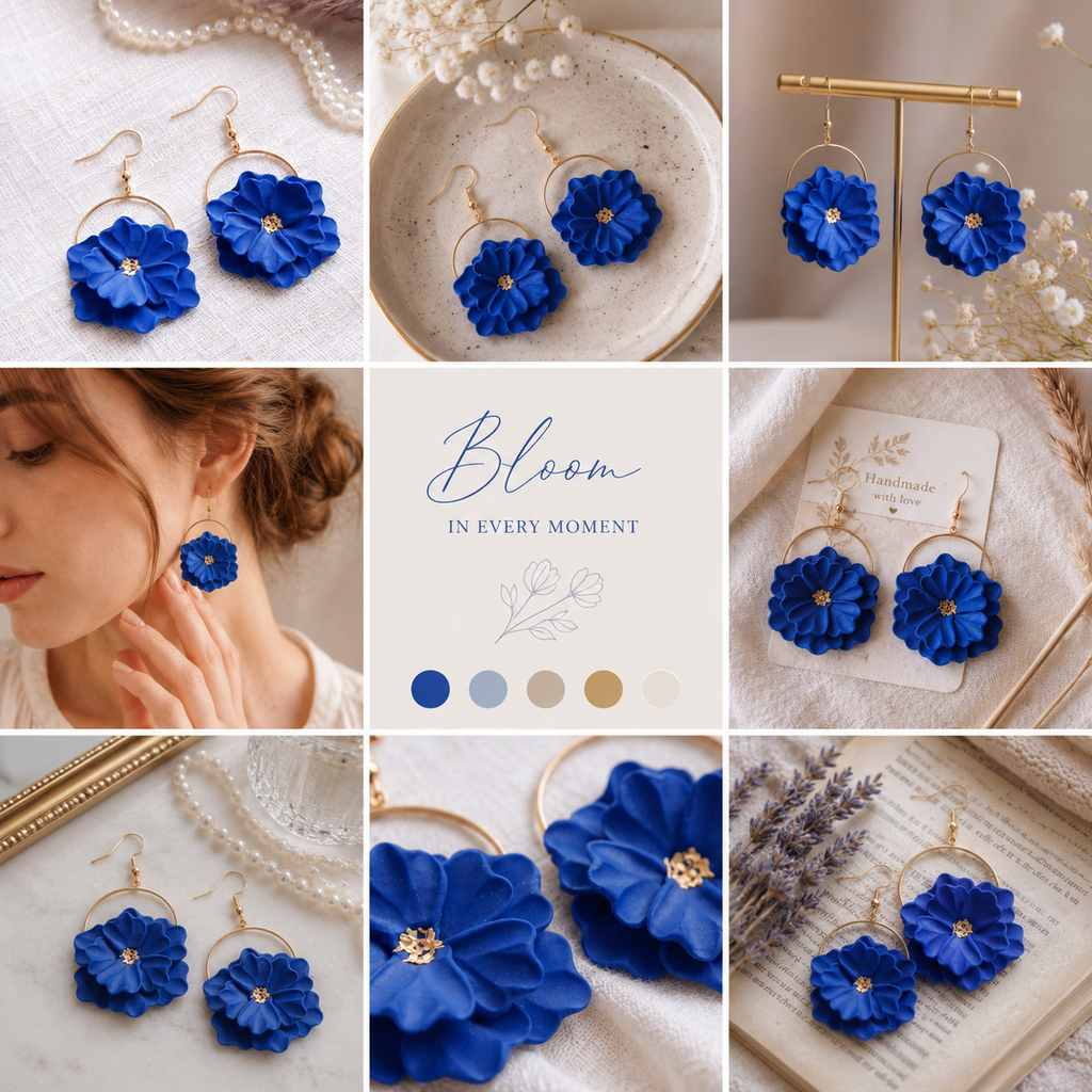 Cobalt Blue Flower