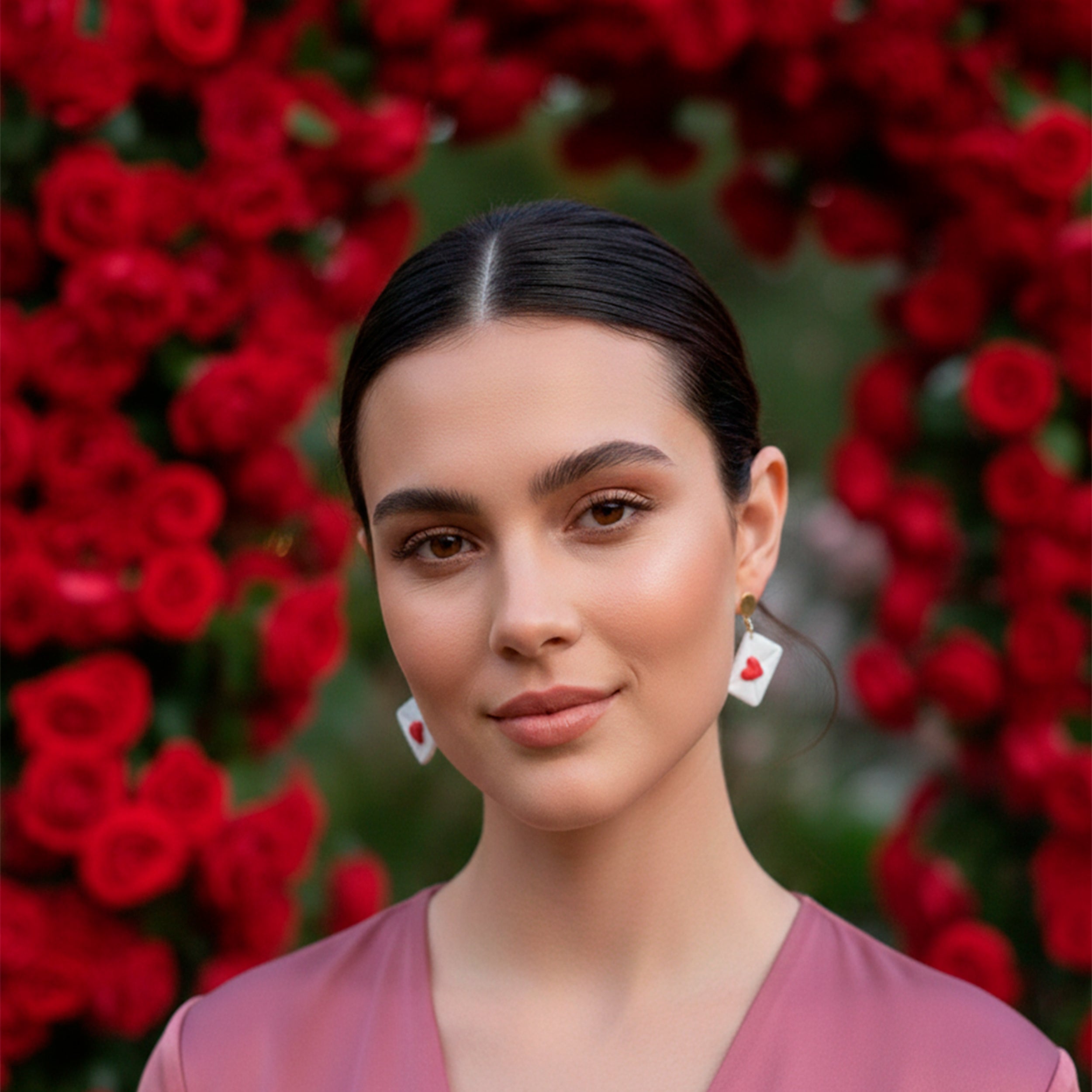 Heart Envelope Earrings