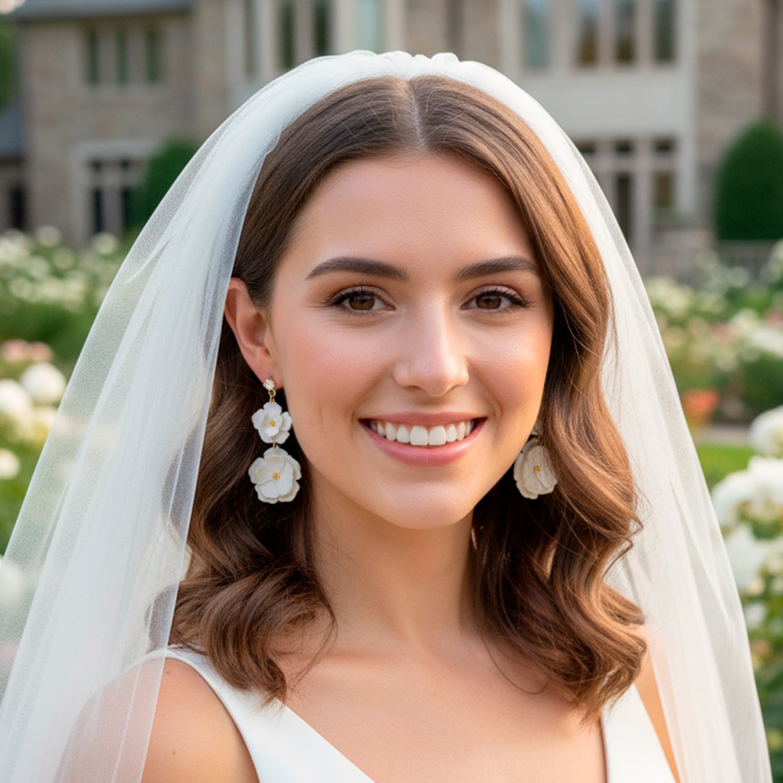 Bridal Flower Earrings – A Unique Piece for Your Unique Day