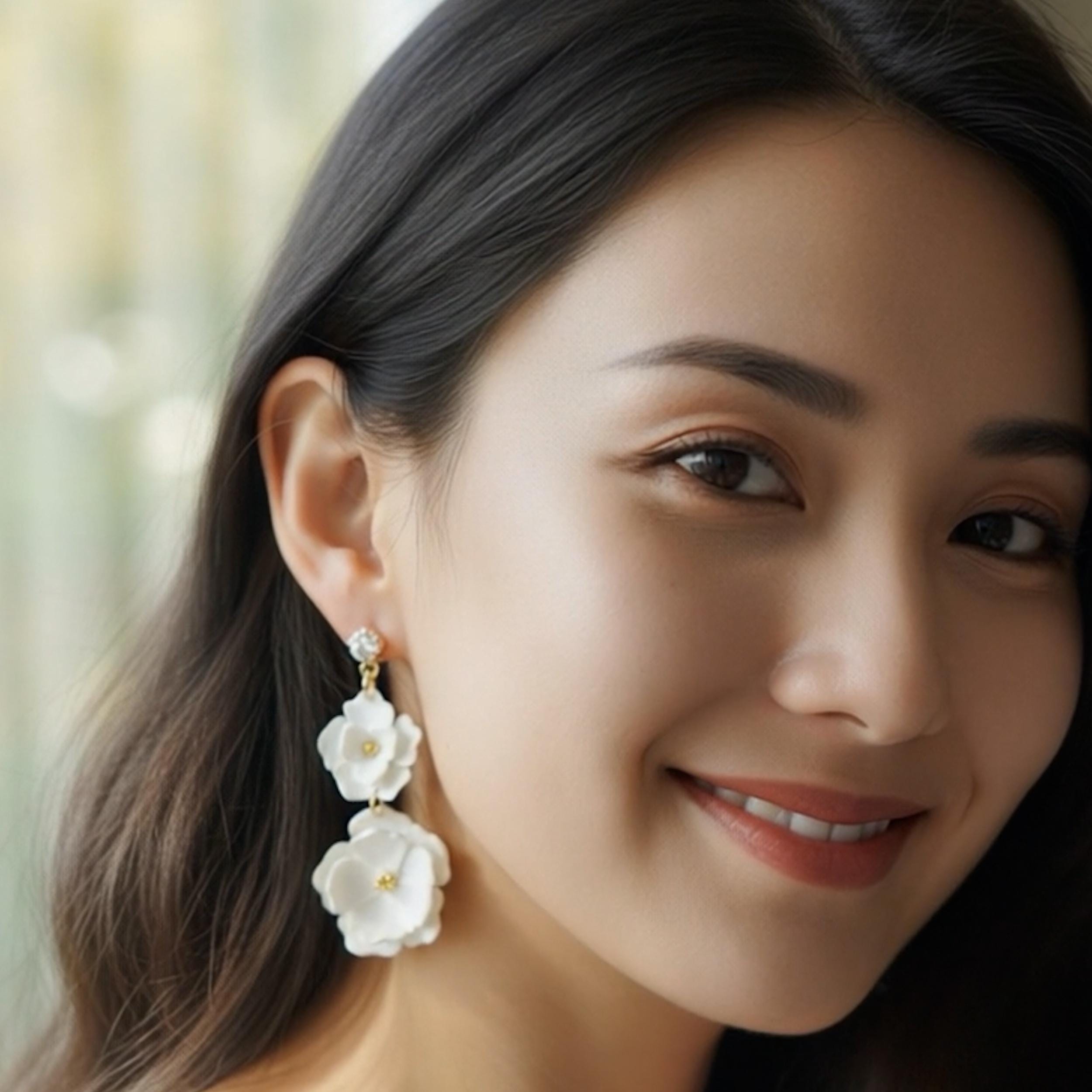 Bridal Flower Earrings – A Unique Piece for Your Unique Day