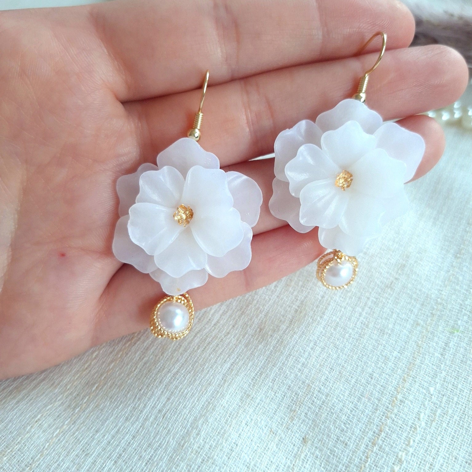Pearl Bloom Earrings