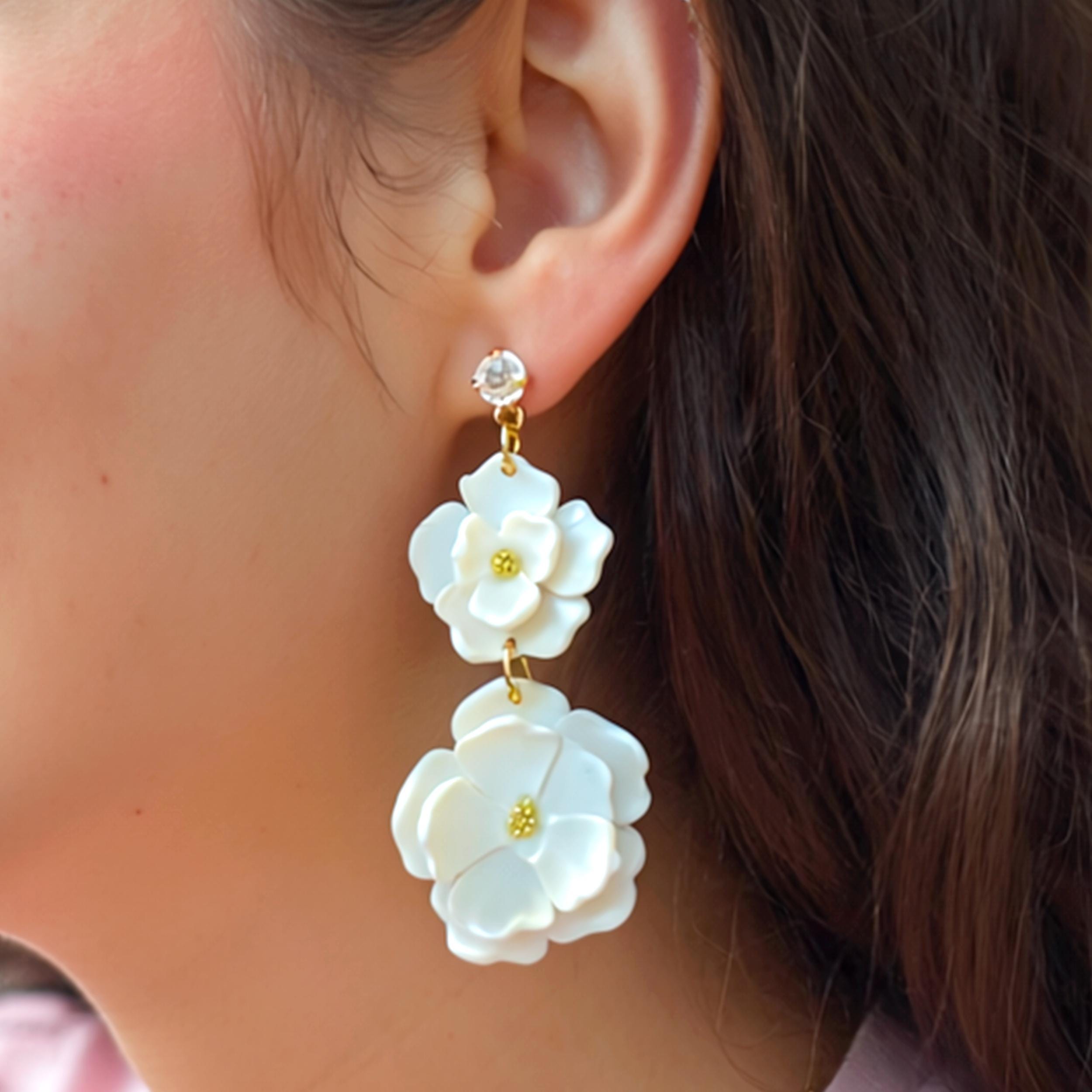 Bridal Flower Earrings – A Unique Piece for Your Unique Day