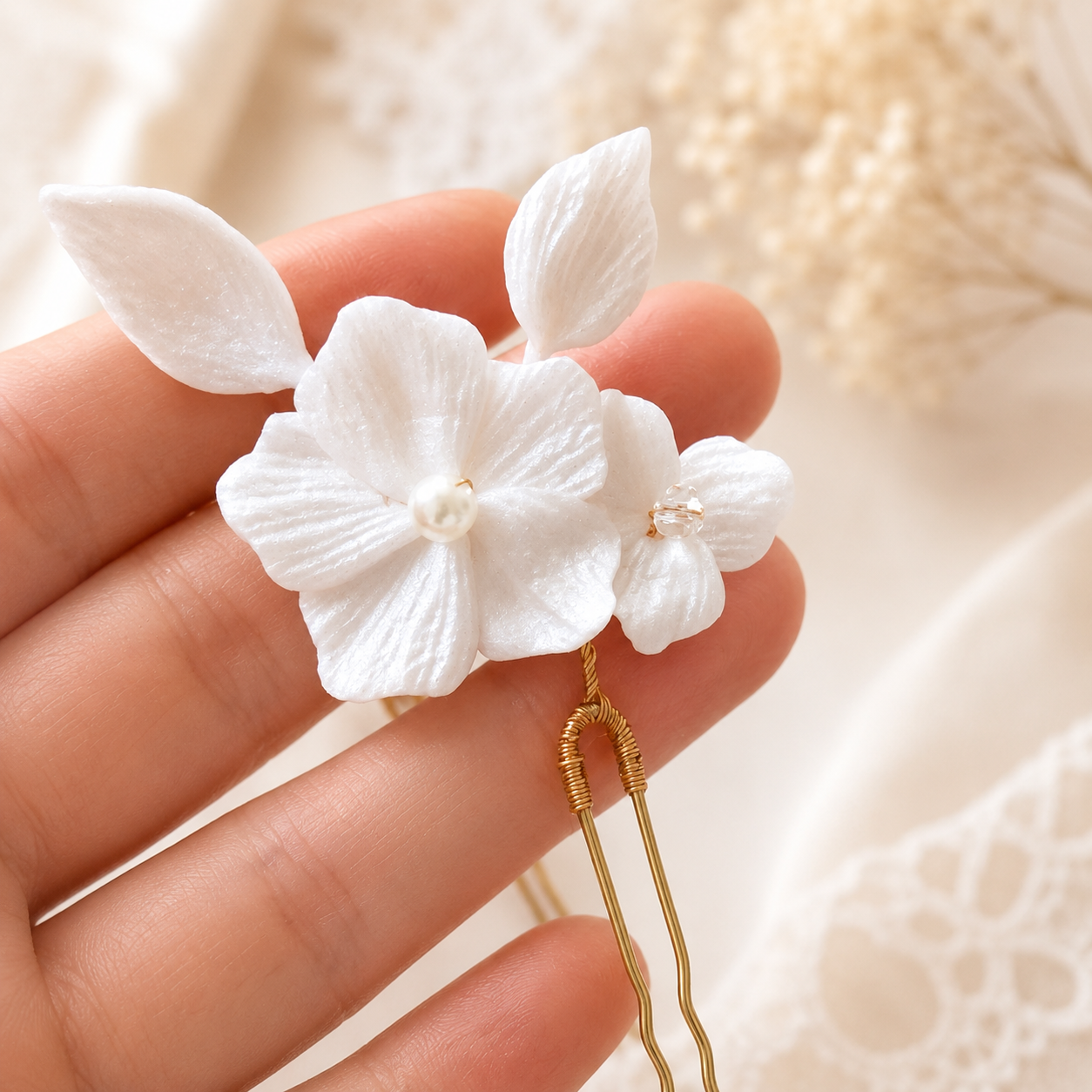 Velvet Hair Pins