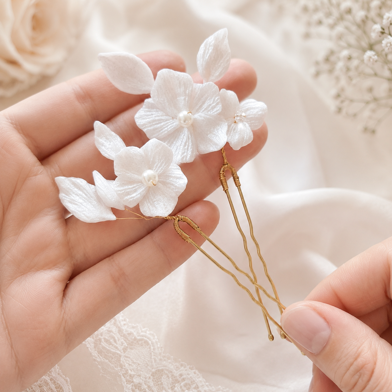 Velvet Hair Pins