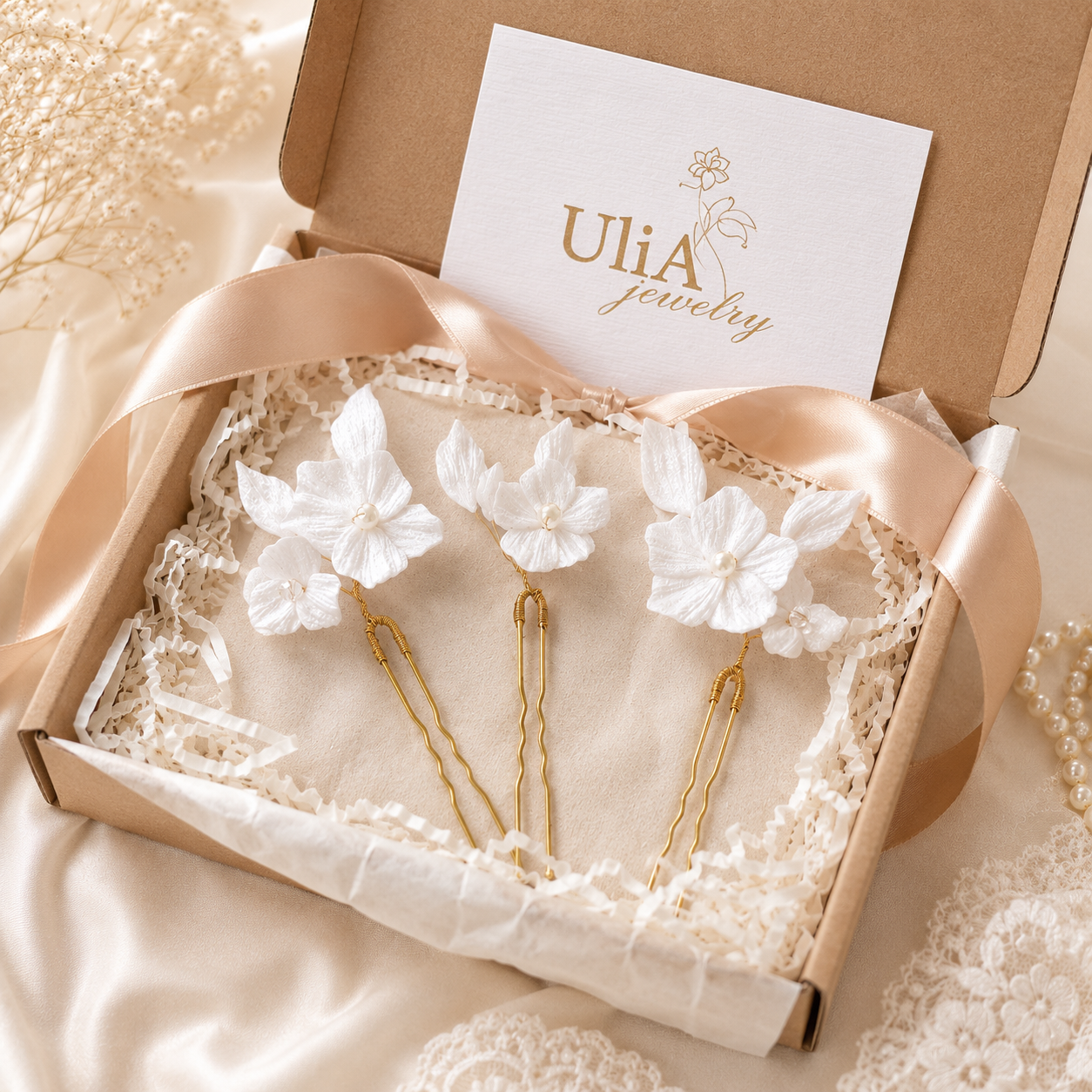Velvet Hair Pins