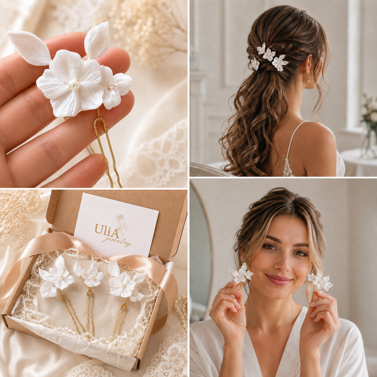 Velvet Hair Pins