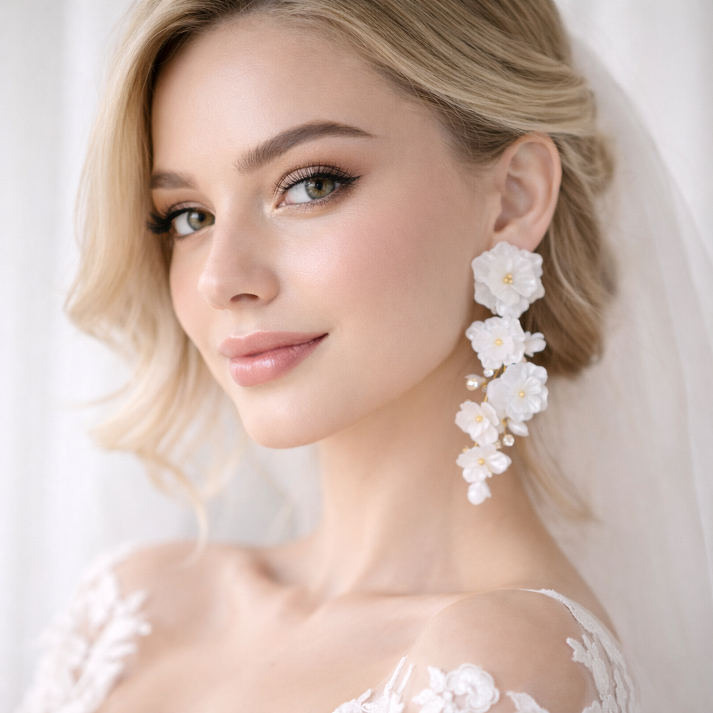 Ivory Blossom Bridal Set