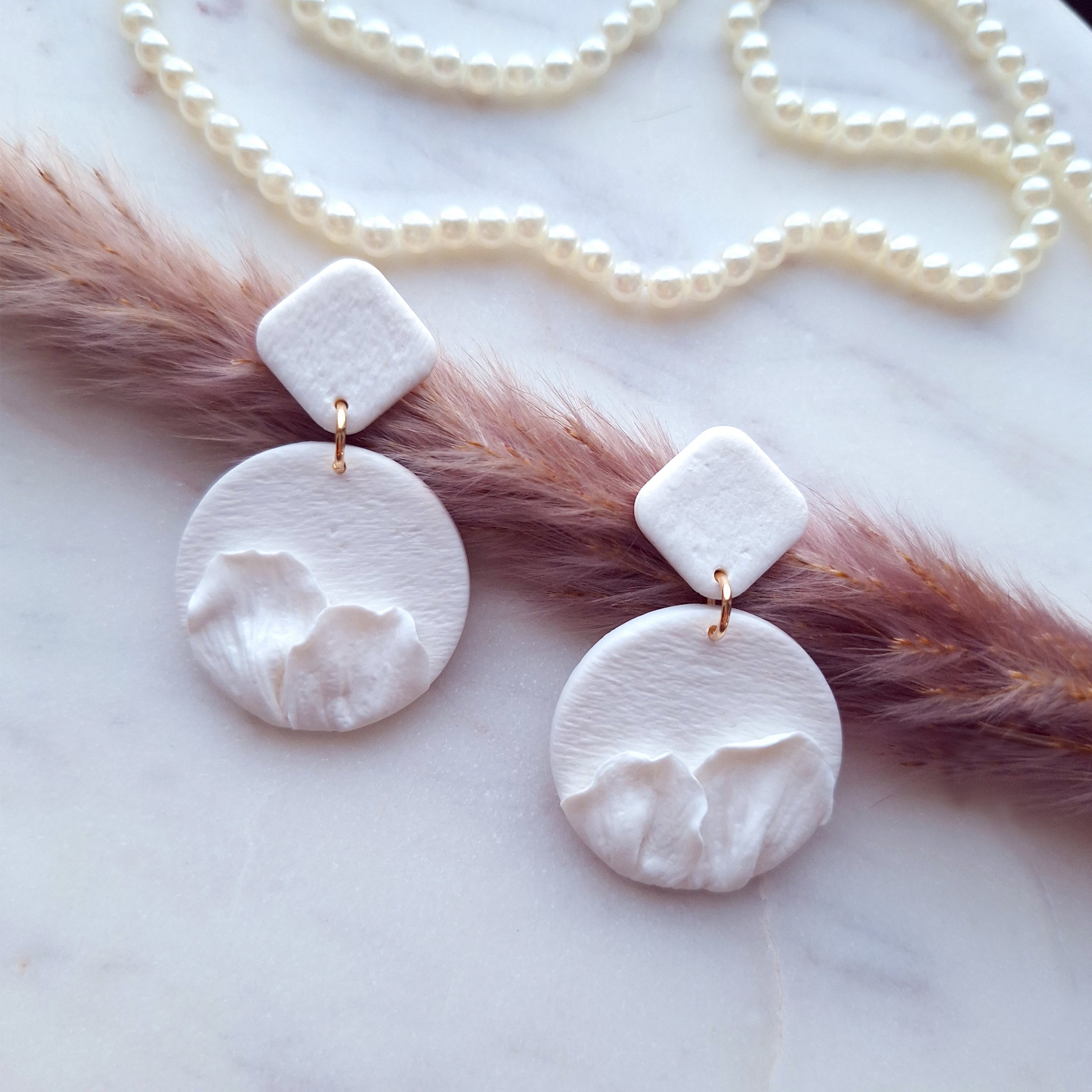 White Bridal Earrings – Special Jewelry for a Special Day