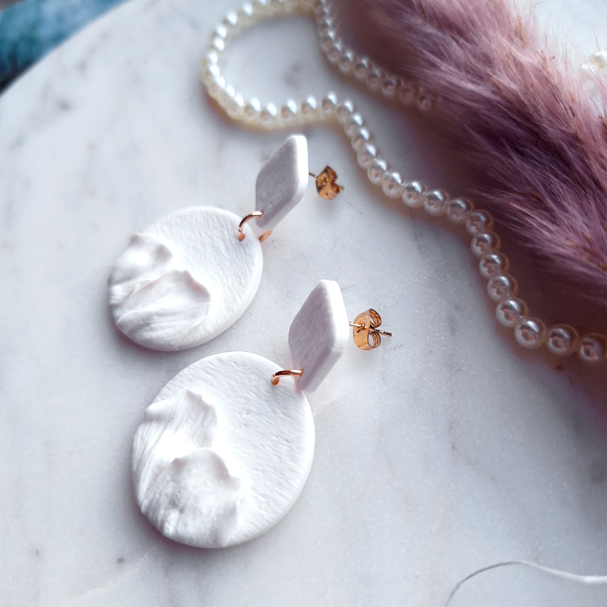 White Bridal Earrings – Special Jewelry for a Special Day