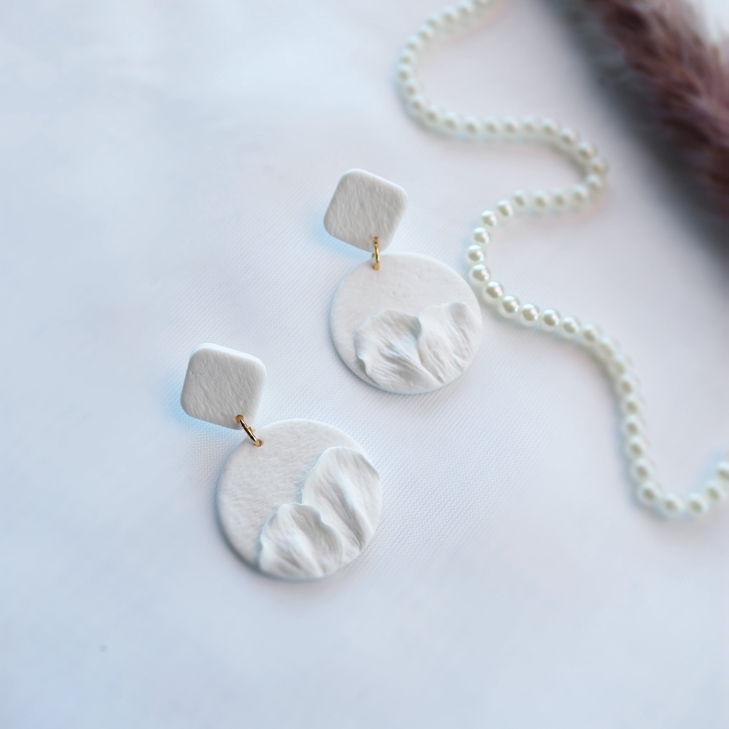 White Bridal Earrings – Special Jewelry for a Special Day