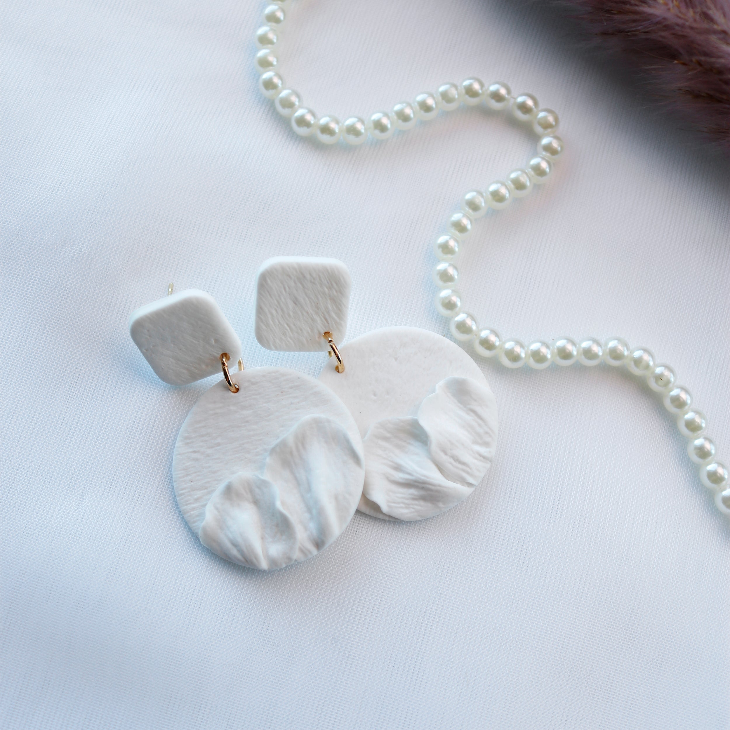 White Bridal Earrings – Special Jewelry for a Special Day