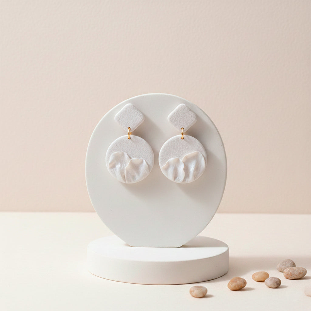 White Bridal Earrings – Special Jewelry for a Special Day