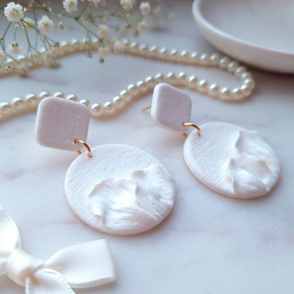 White Bridal Earrings – Special Jewelry for a Special Day