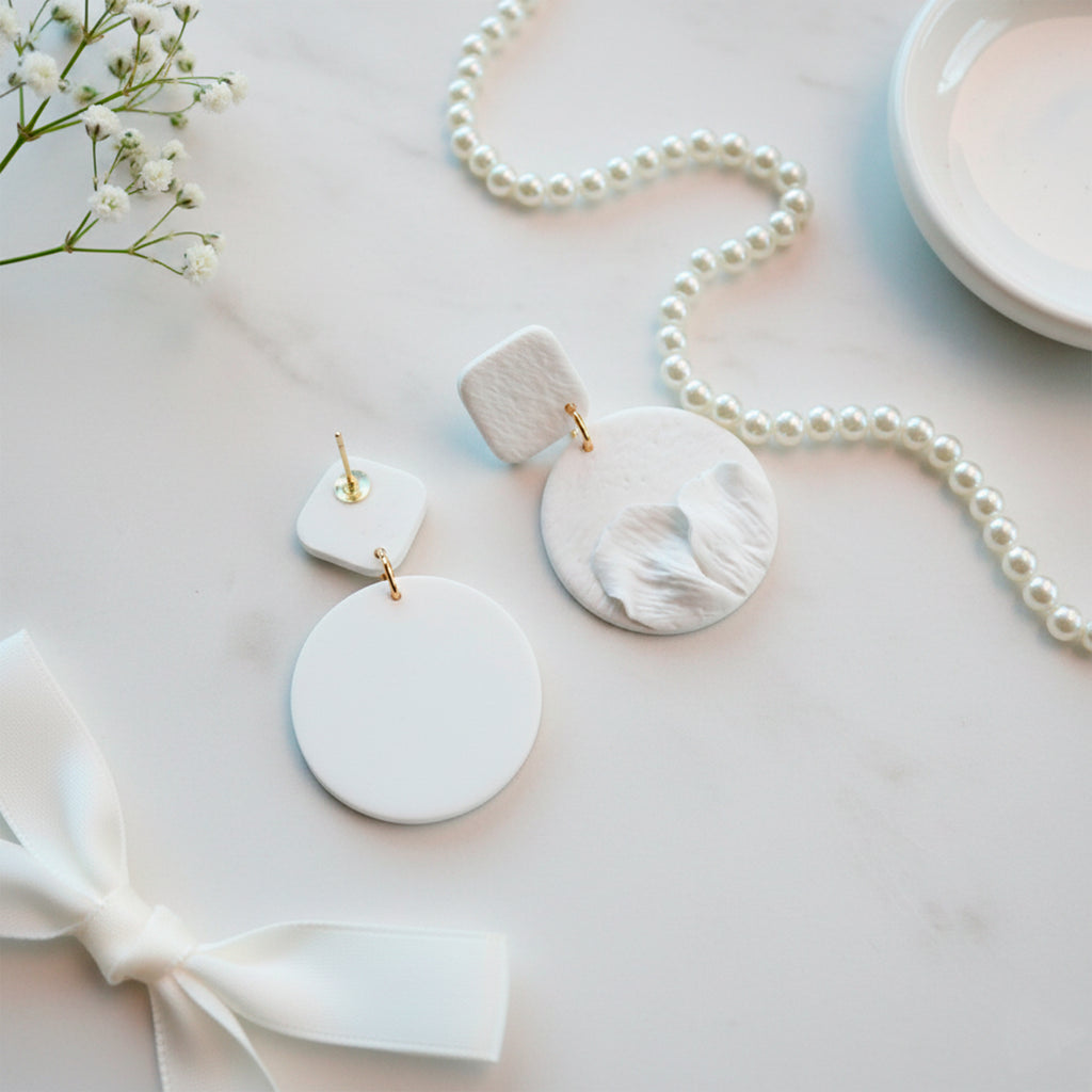 White Bridal Earrings – Special Jewelry for a Special Day