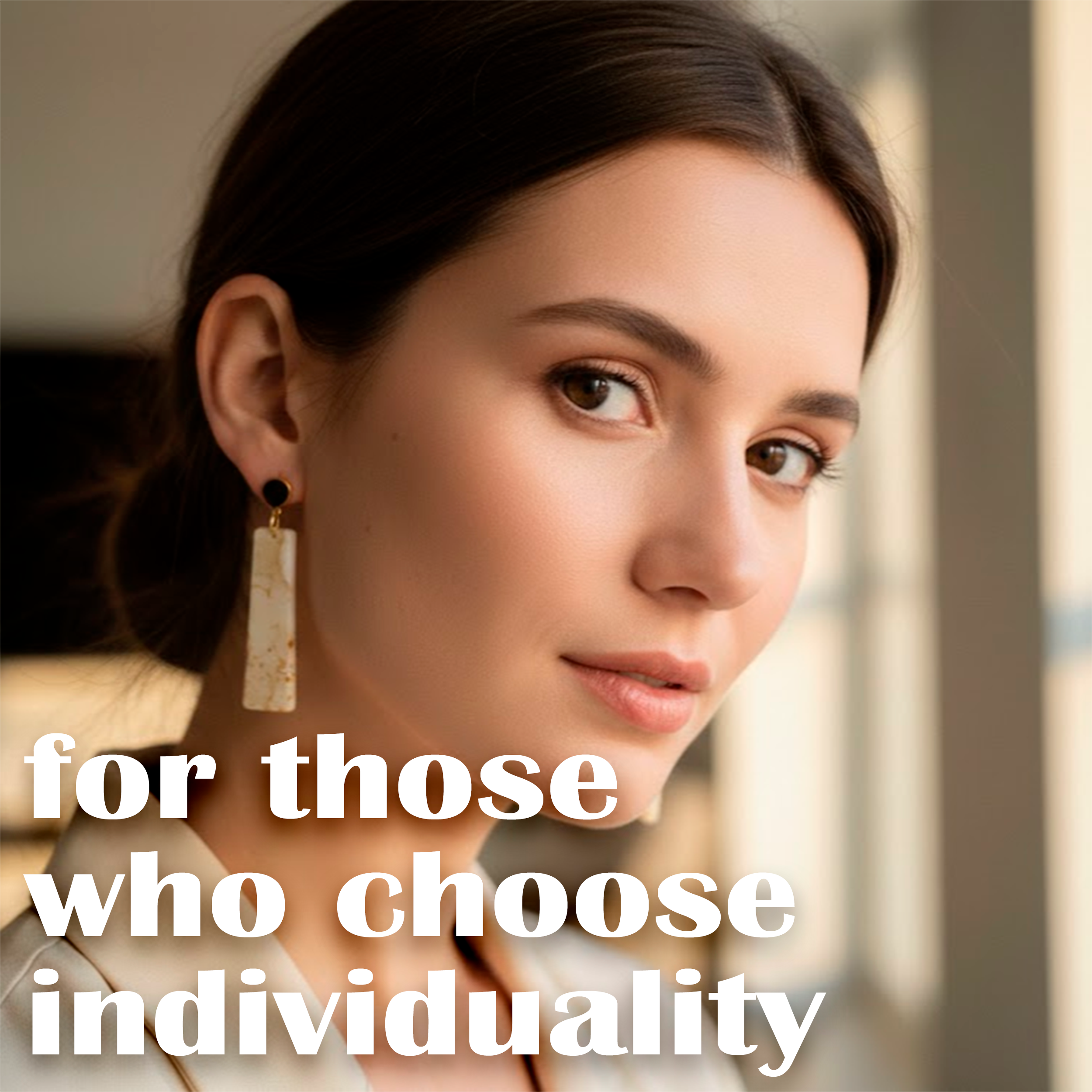 Marble Dangle Earrings х4