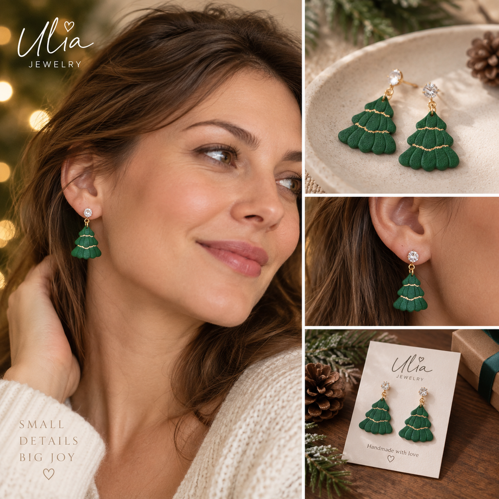 Christmas Tree Earrings