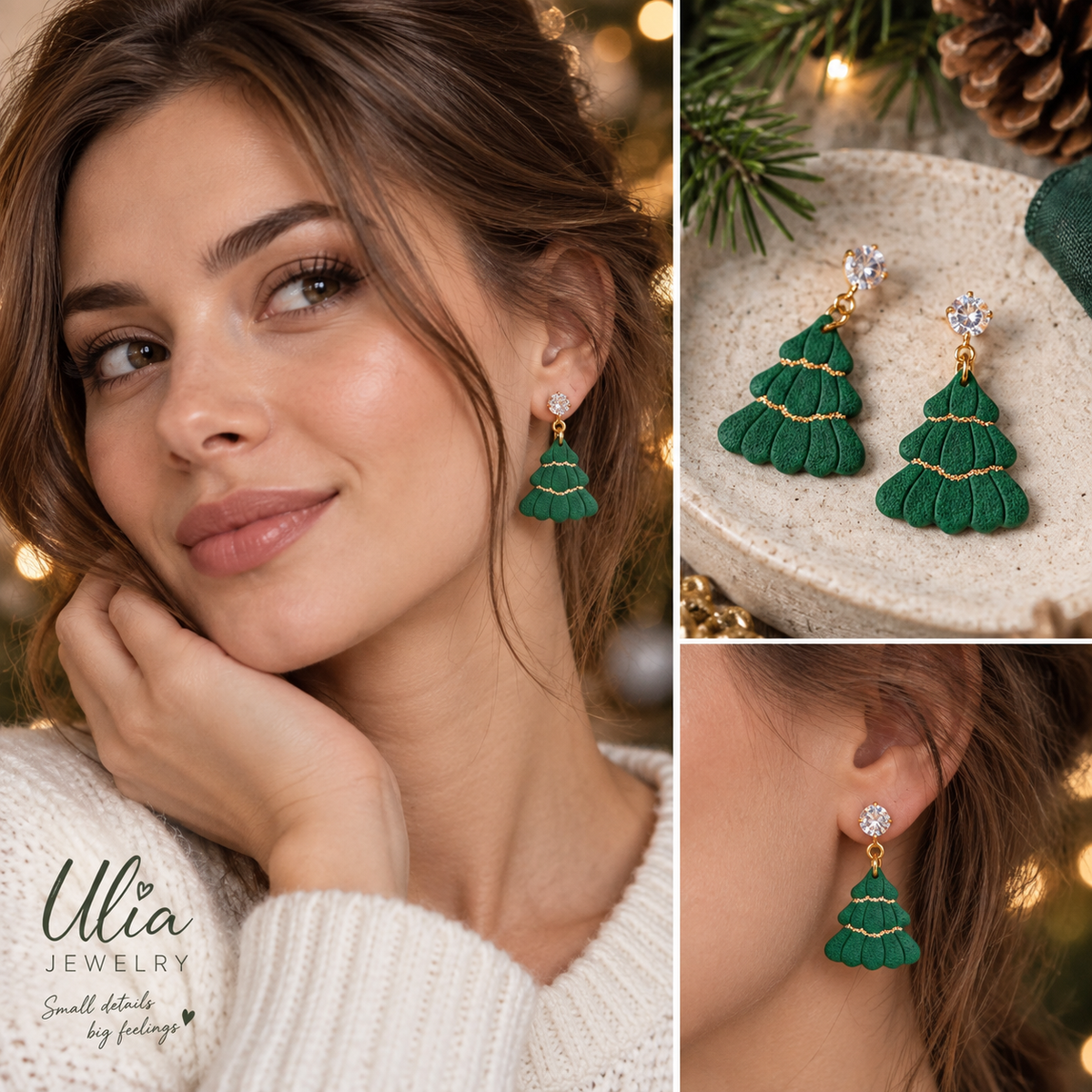 Christmas Tree Earrings
