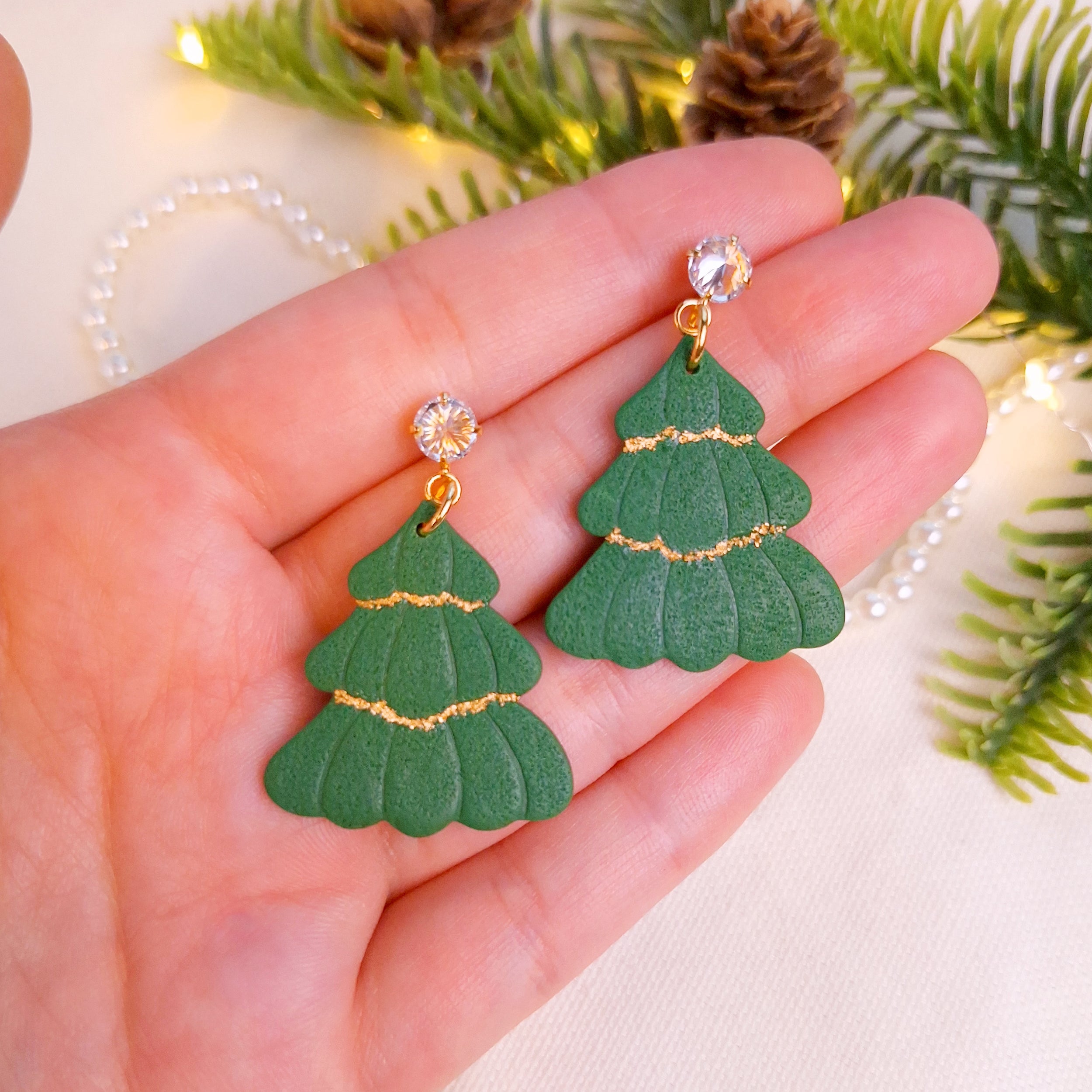 Christmas Tree Earrings