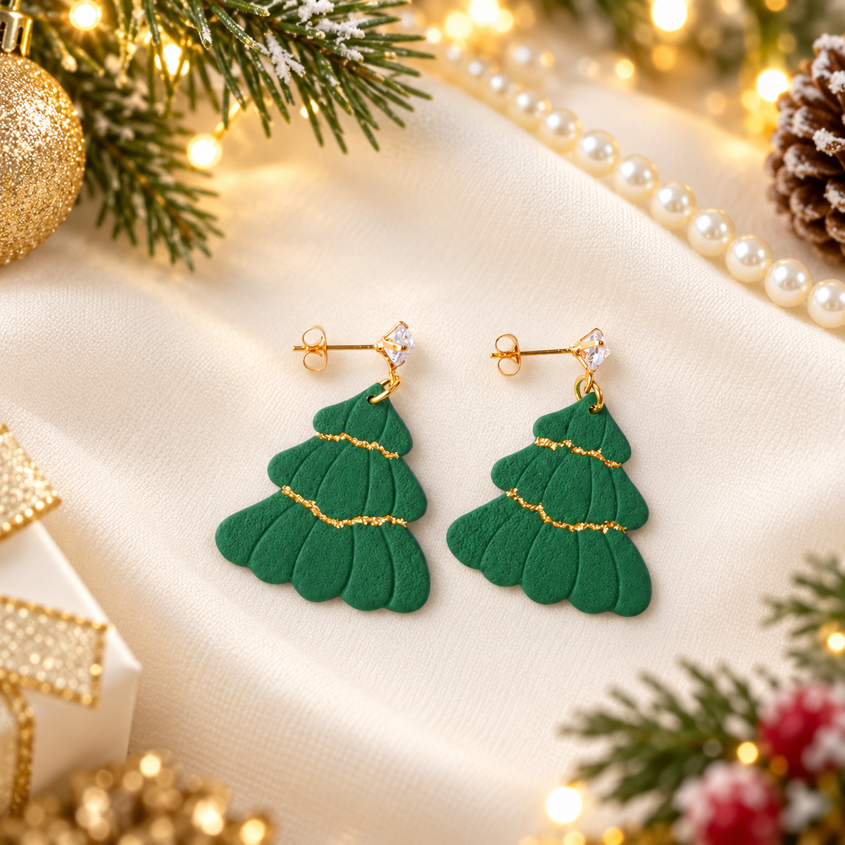 Christmas Tree Earrings