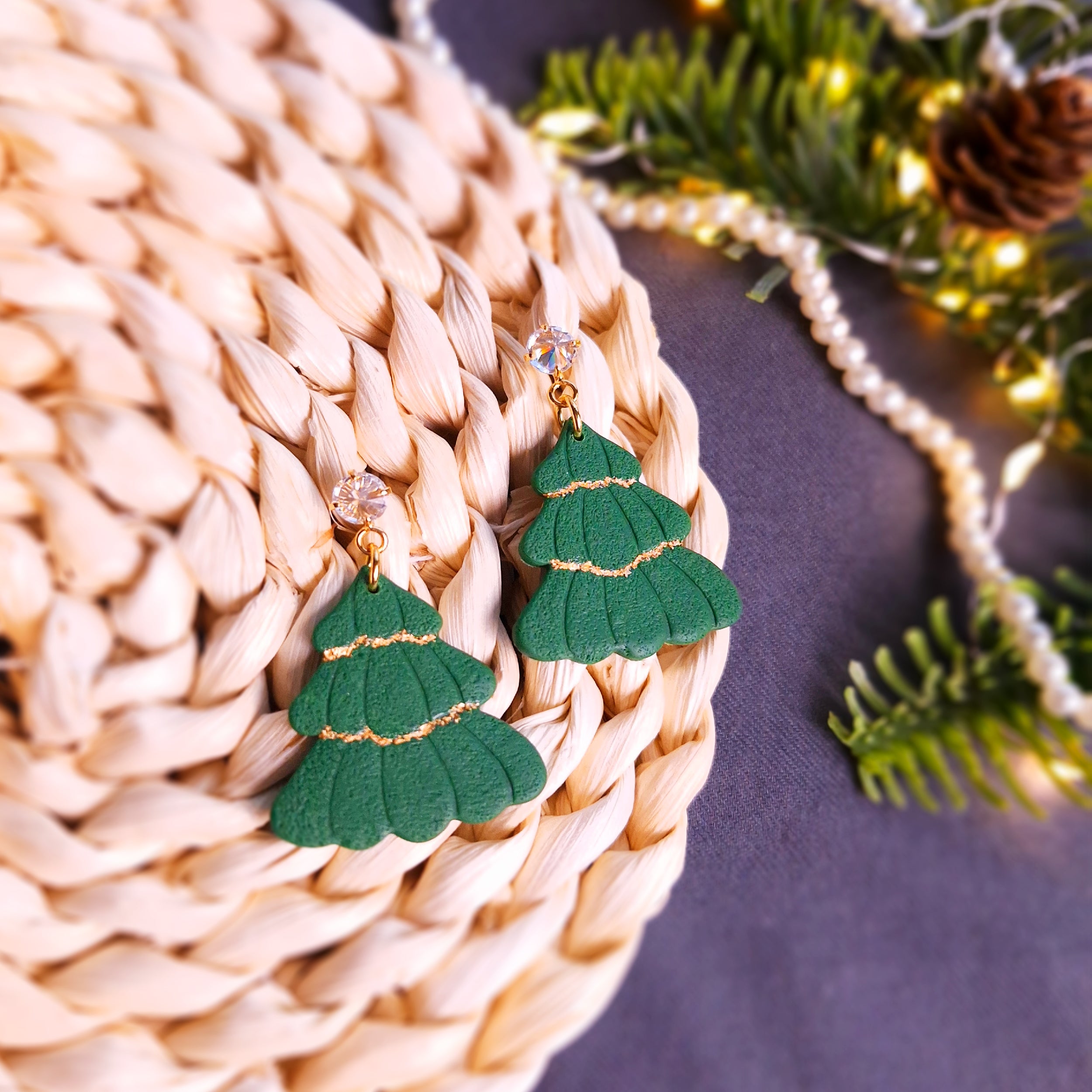 Christmas Tree Earrings