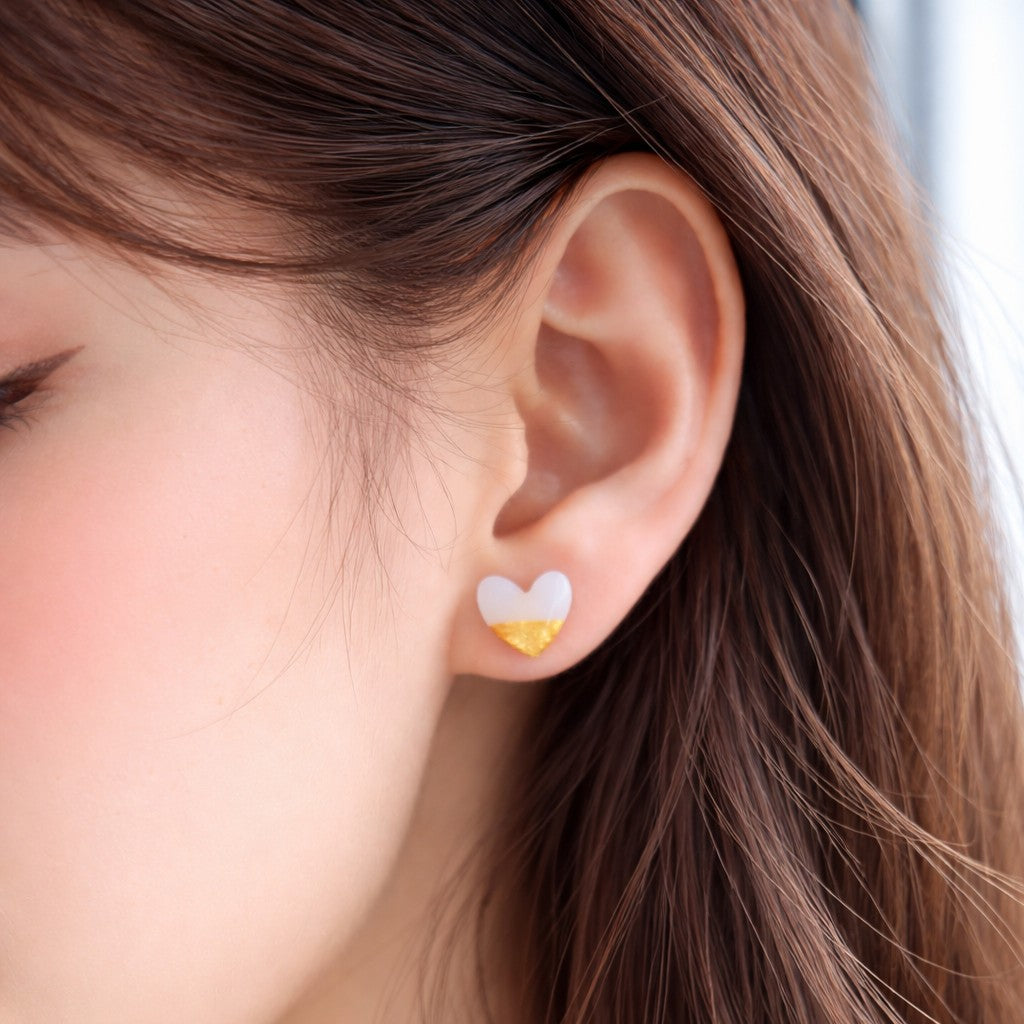 Mini Stud Earrings Set – Hearts & Cats