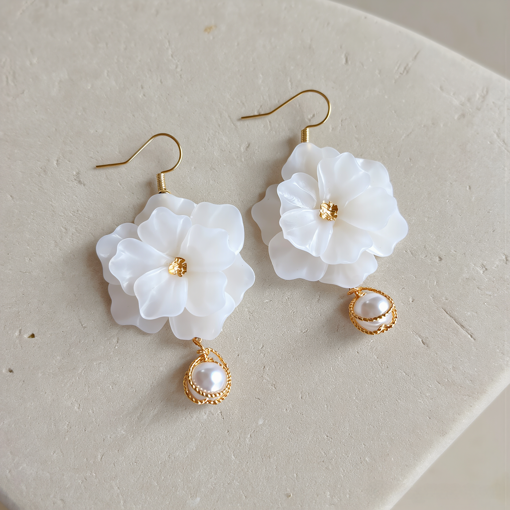 Pearl Bloom Earrings