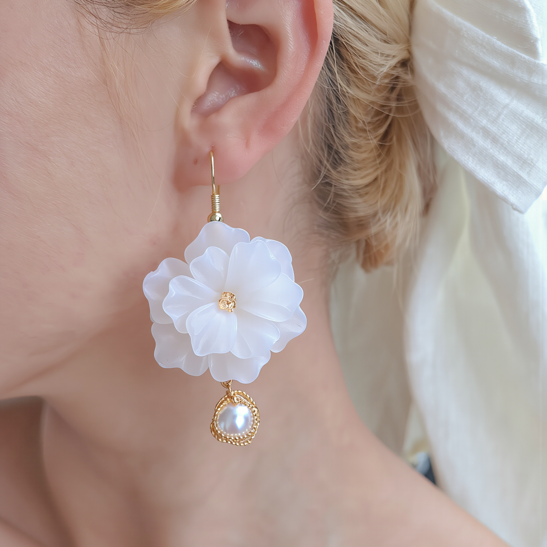 Pearl Bloom Earrings