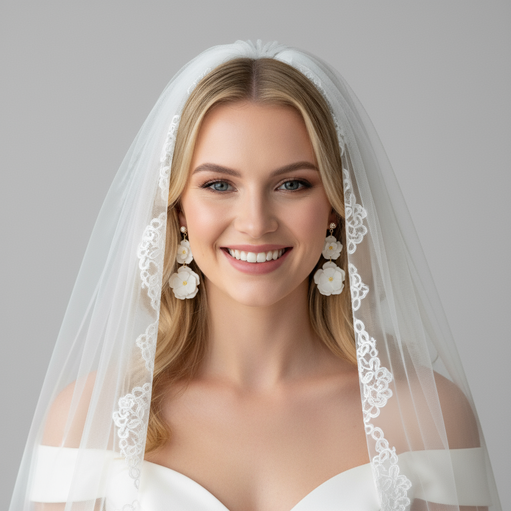 Bridal Flower Earrings – A Unique Piece for Your Unique Day