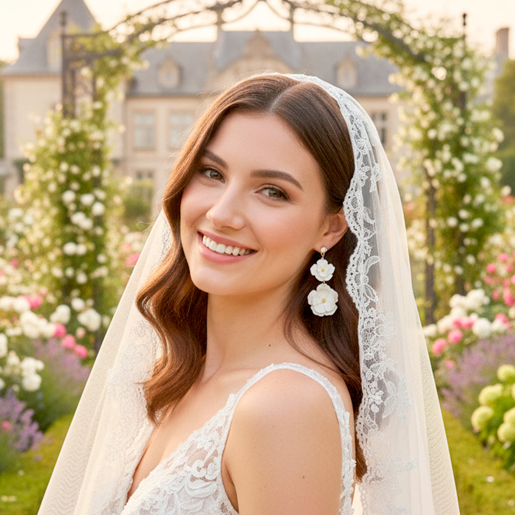 Bridal Flower Earrings – A Unique Piece for Your Unique Day