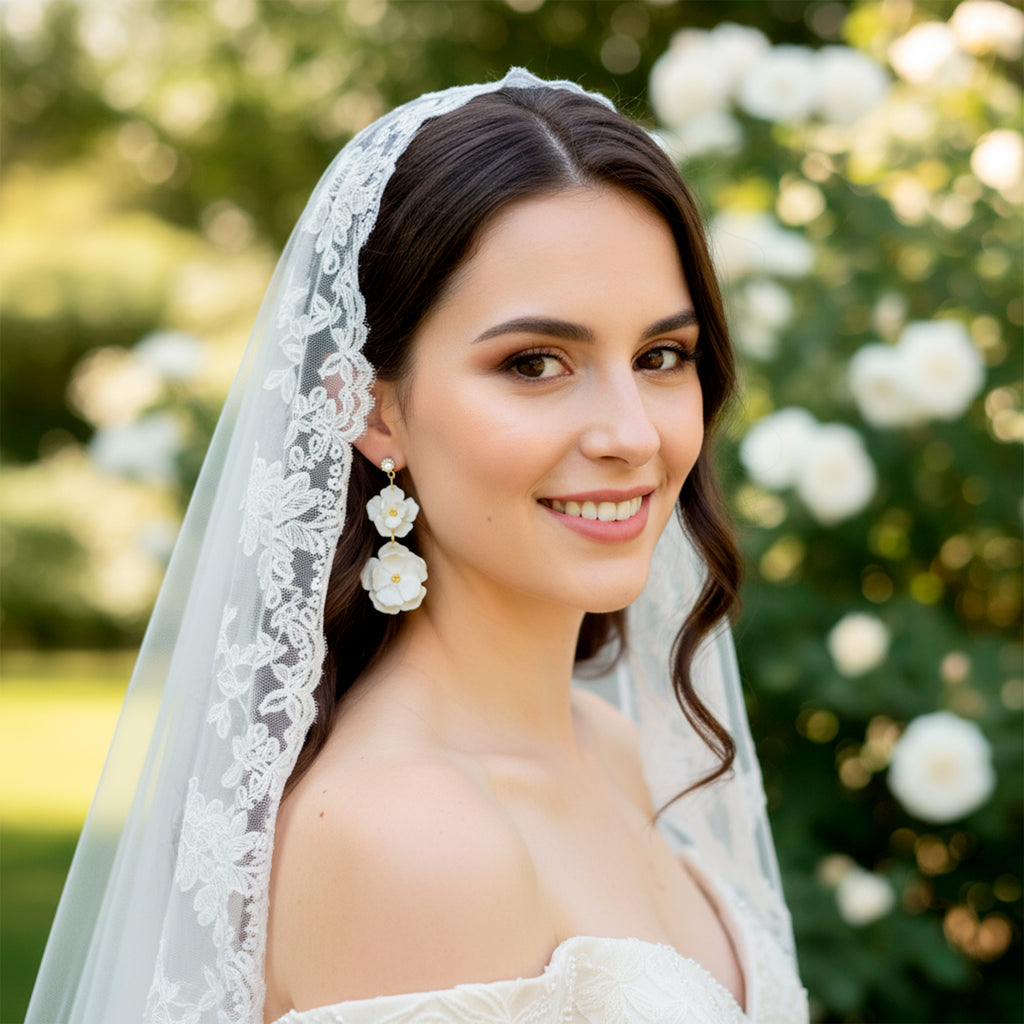 Bridal Flower Earrings – A Unique Piece for Your Unique Day