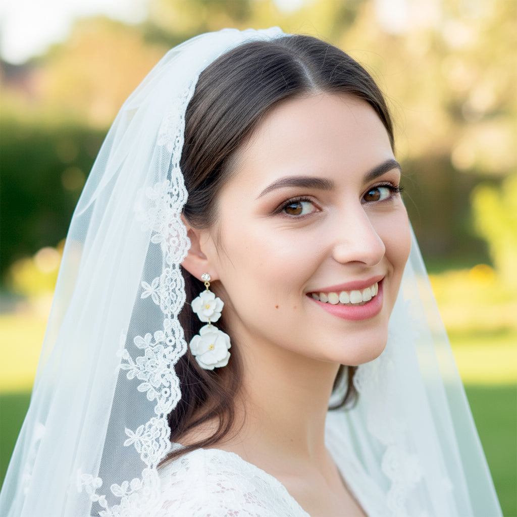 Bridal Flower Earrings – A Unique Piece for Your Unique Day
