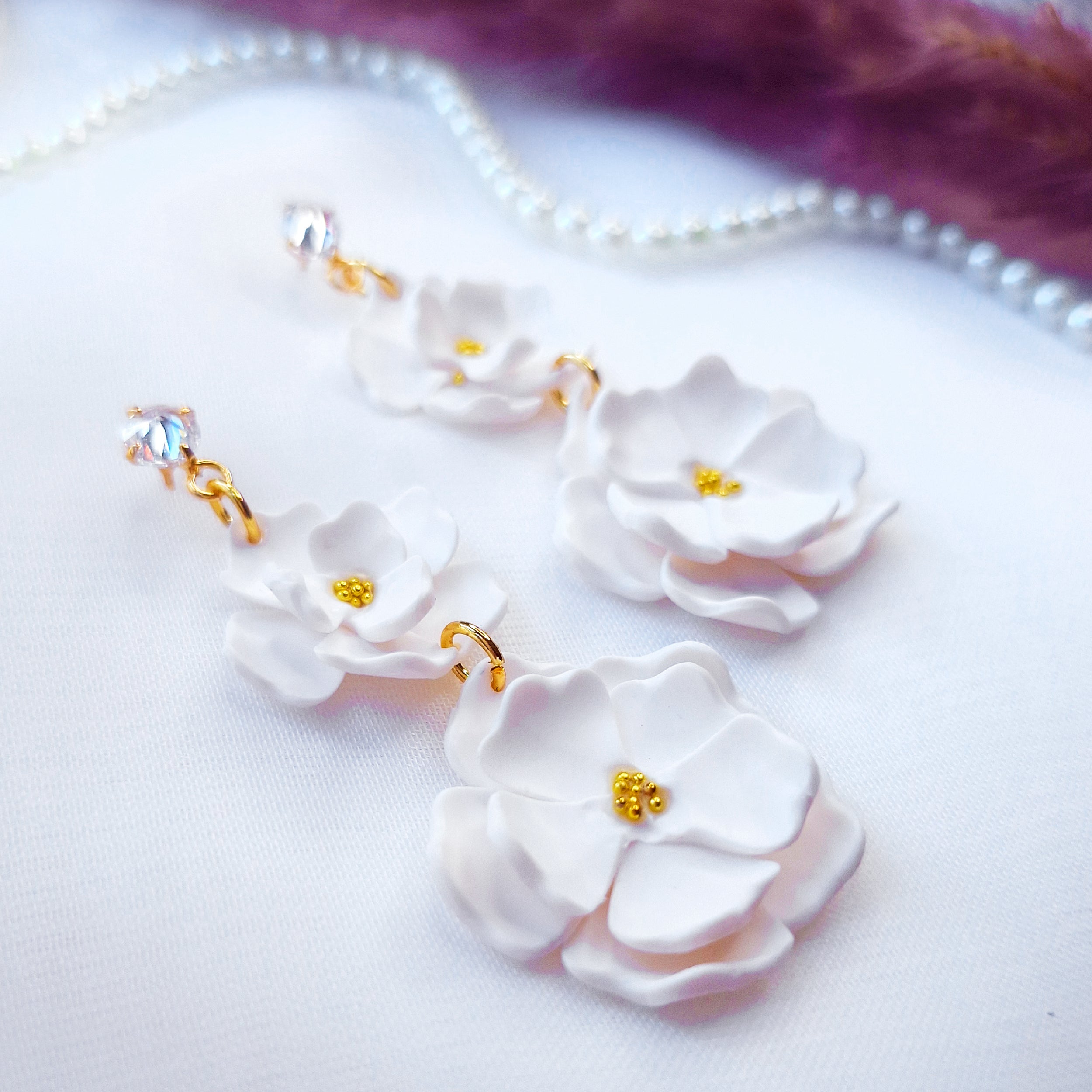 Bridal Flower Earrings – A Unique Piece for Your Unique Day