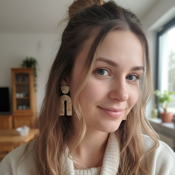 gold marble, U-shape