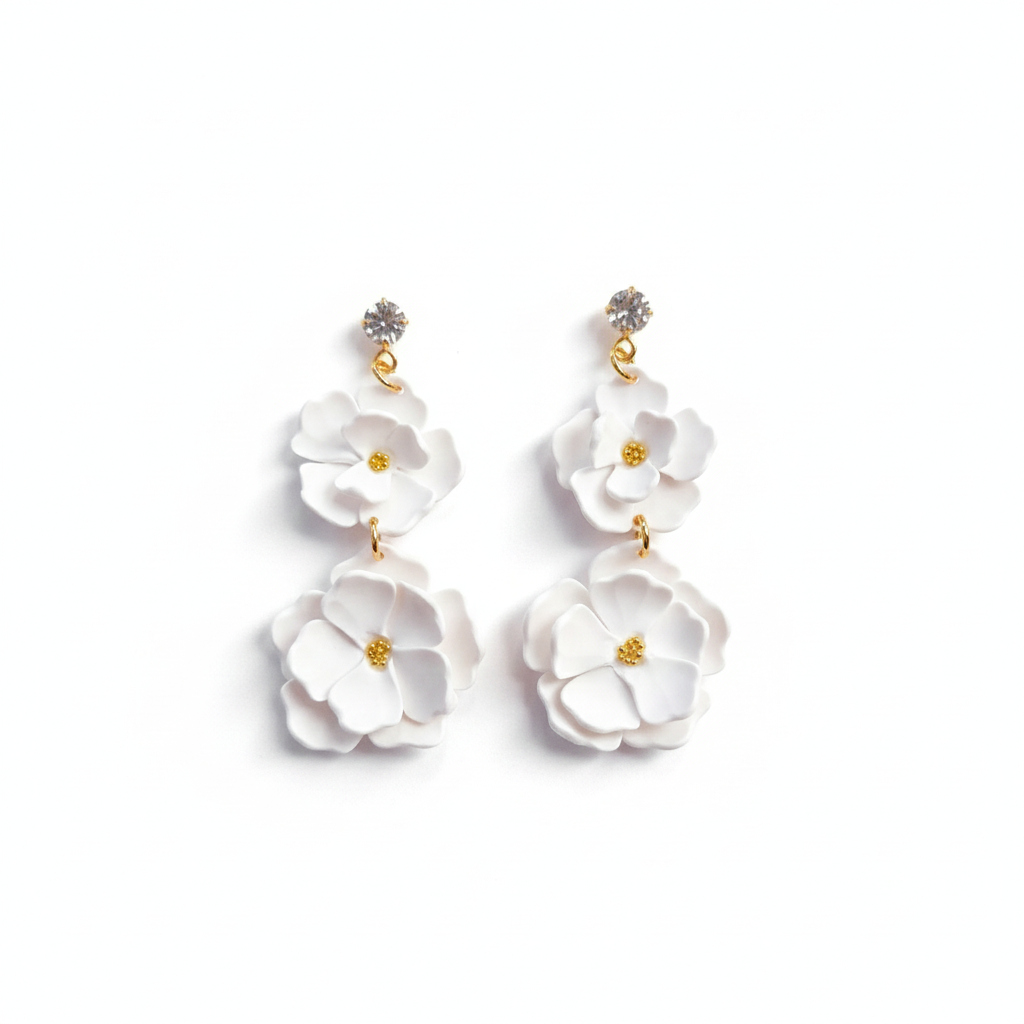 Bridal Flower Earrings – A Unique Piece for Your Unique Day