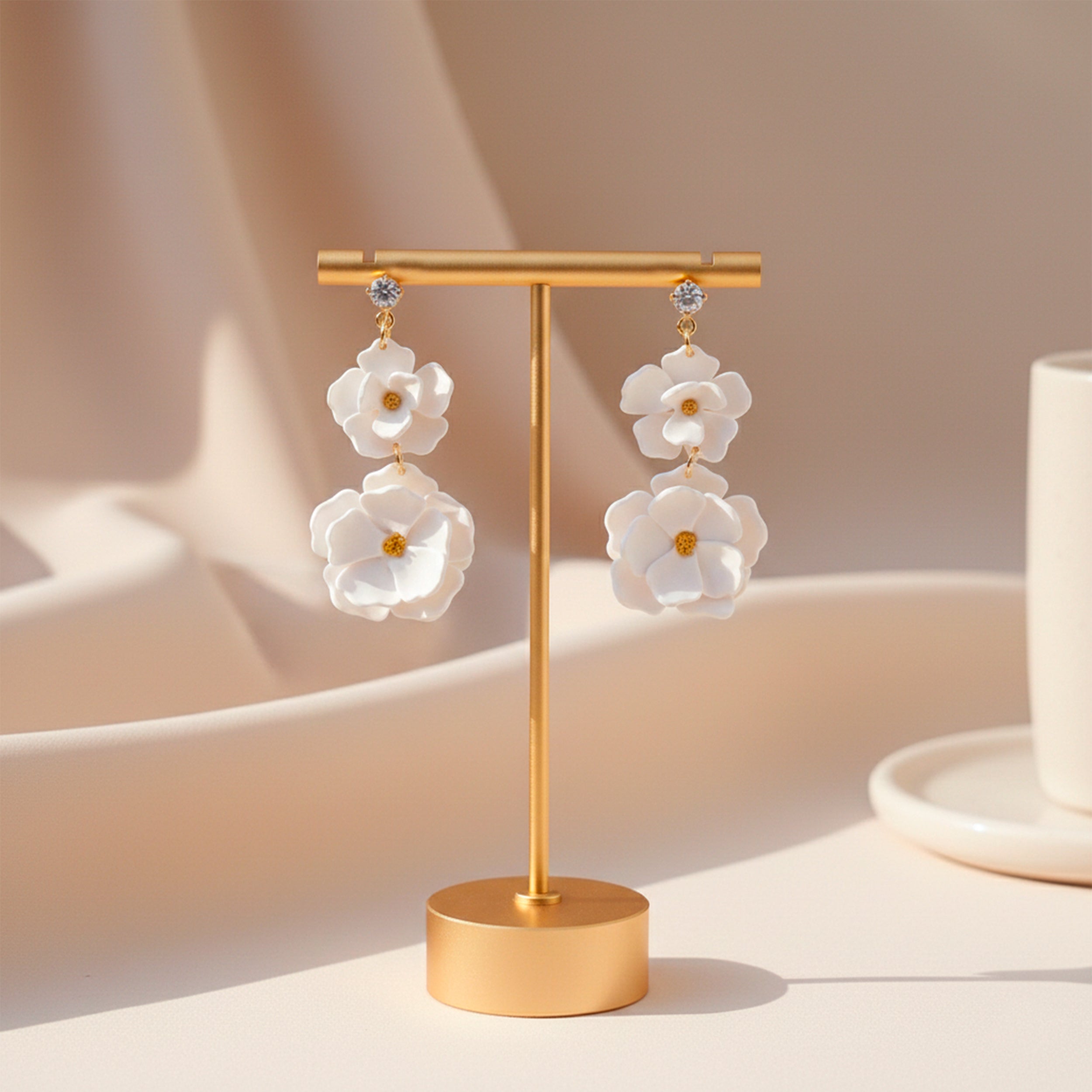 Bridal Flower Earrings – A Unique Piece for Your Unique Day