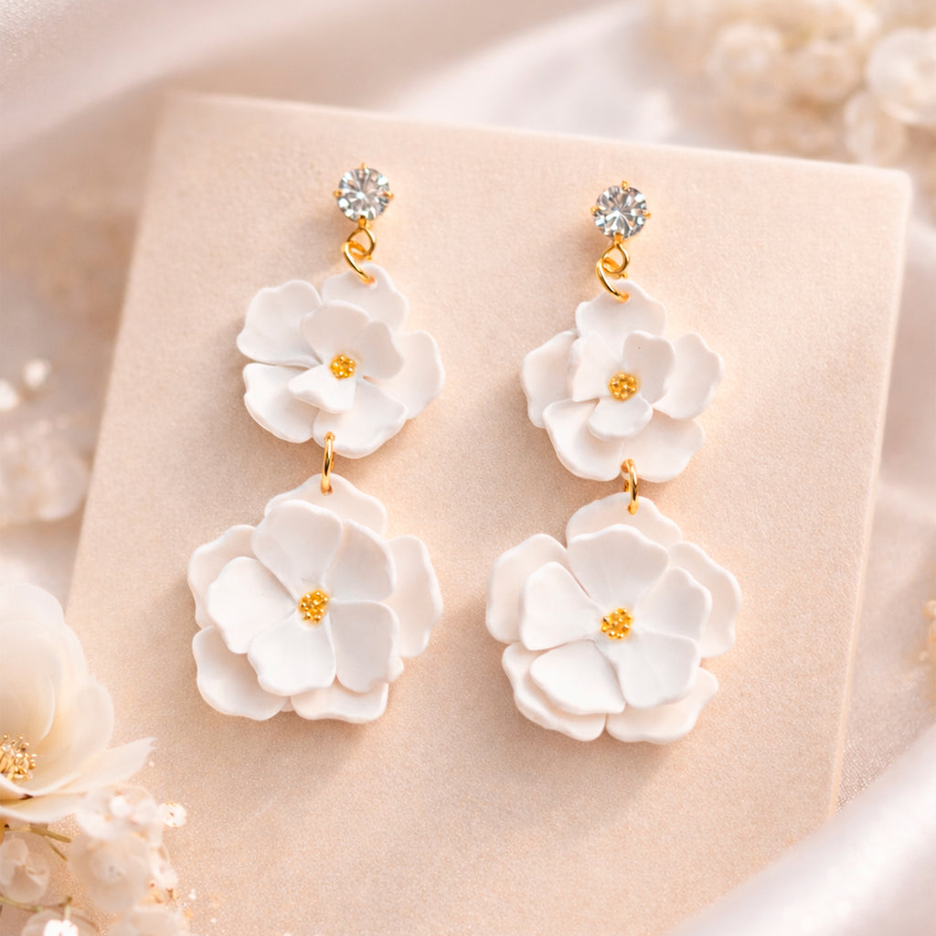 Bridal Flower Earrings – A Unique Piece for Your Unique Day